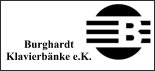 Klavierbnke Burkhardt